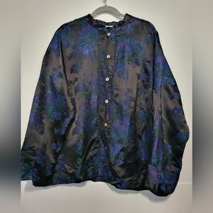 French Laundry Woman Floral Kimono Style Jacket Plus Size 2X